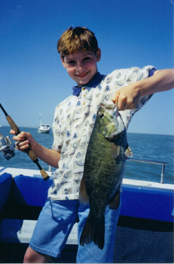 Boy With Smallmouth Bass